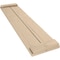 Ekena Millwork Rustic Two Board Joined Board-n-Batten Sandblasted Faux Wood Shutters w/End Batten, 11W x 72H, PR SHUBJE11X72SDPR - alternate 18